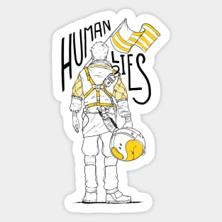 Human Lies Sticker